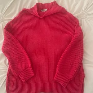 hot pink sweater